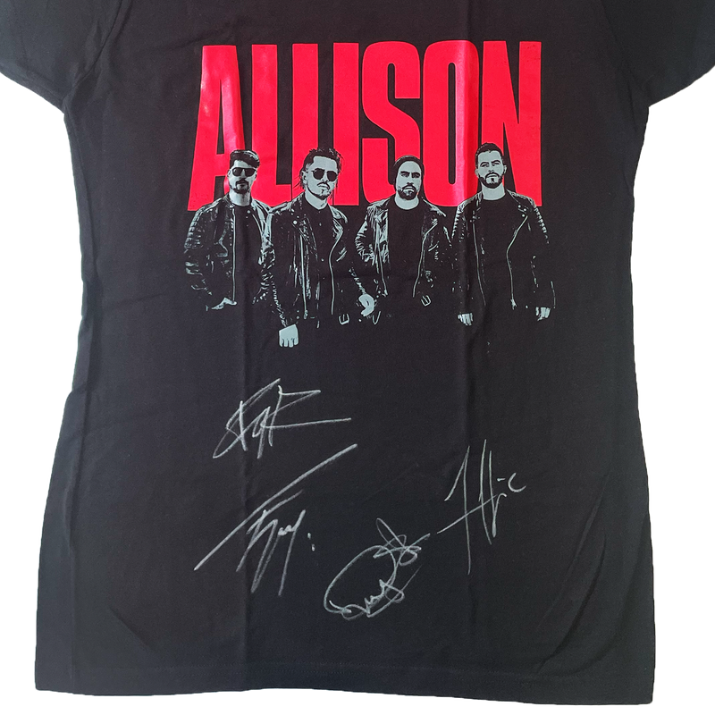 Playera autografiada Allison