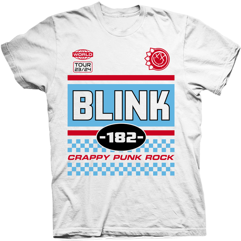 BLINK 182 BMXER WHITE TEE