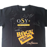 Playera autografiada  Rock en tu idioma sinfónico