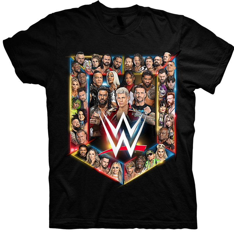 BLACK WWE TOUR TEE