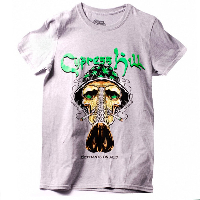 Playera Cypress Hill Gray Skull